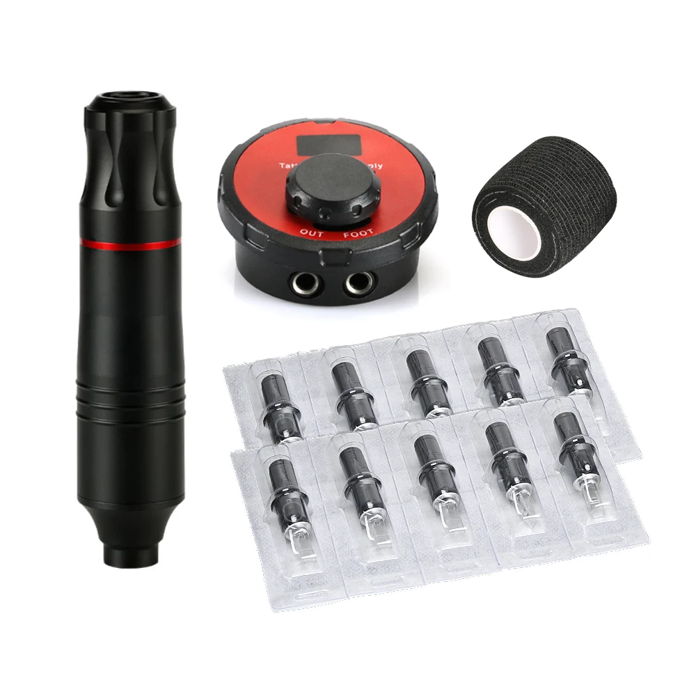 JSCOLOUR Tattoo Machine Kit Set Rotary Tattoo Machine Pen Motor With Power Cartridge Needle Supply maquina de tatuar profesional
JSCOLOUR Tattoo Machine Kit Set Rotary Tattoo Machine Pen Motor With Power Cartridge Needle Supply maquina de tatuar profesional