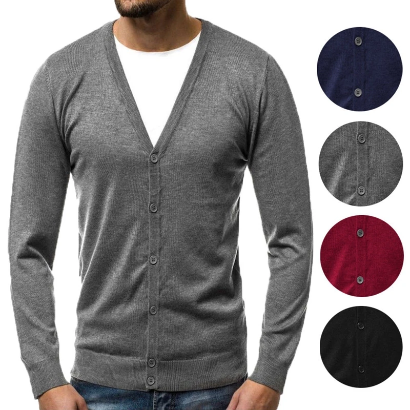 Zoulv High Quality Solid Color Casual Slim Fit Sweater Stylish Cardigan Tops Men's Button V Neck Knitted Long Sleeve Cardigan 
Zoulv High Quality Solid Color Casual Slim Fit Sweater Stylish Cardigan Tops Men's Button V Neck Knitted Long Sleeve Cardigan