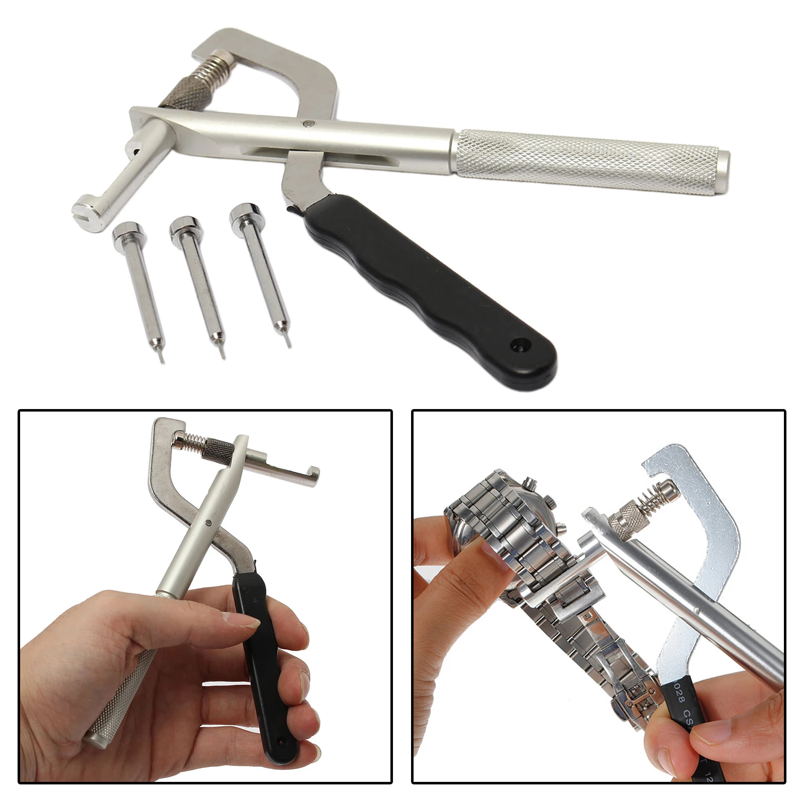 Watch Repair Tool Band Strap Link Pin Remover Metal Spring Bar Portable Professional Adjuster Tools Watchmakers
Watch Repair Tool Band Strap Link Pin Remover Metal Spring Bar Portable Professional Adjuster Tools Watchmakers