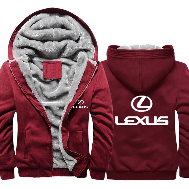 Winter Hoodies Men Lexus Car Logo Print Jacket Mens Hoodies Thicken Warm Fleece cotton Zipper Camouflage Raglan Mens Coat Jacket
Winter Hoodies Men Lexus Car Logo Print Jacket Mens Hoodies Thicken Warm Fleece cotton Zipper Camouflage Raglan Mens Coat Jacket