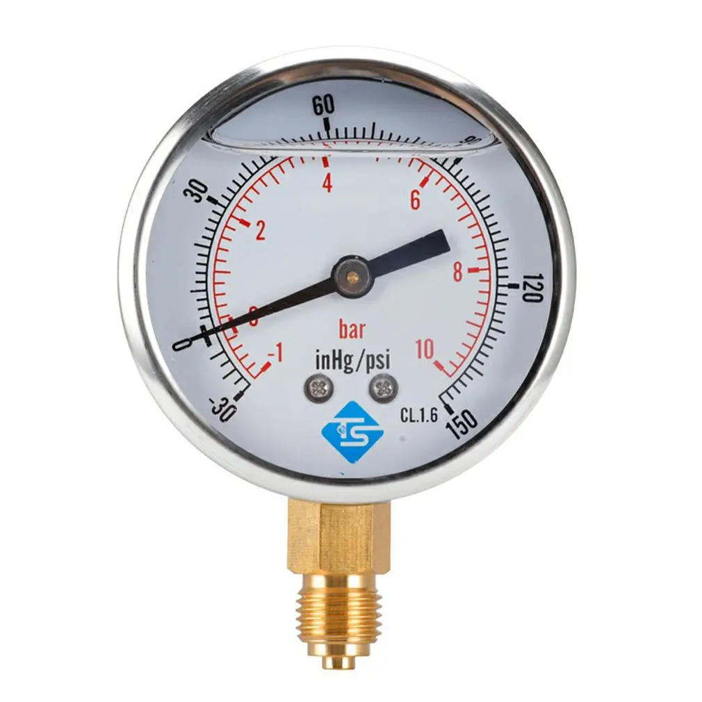 Radial Pressure Gauge High-precision Stable Barometer Oil Pressure Gauge Water Pressure Gauge TS-PGGZ604-10bar
Radial Pressure Gauge High-precision Stable Barometer Oil Pressure Gauge Water Pressure Gauge TS-PGGZ604-10bar