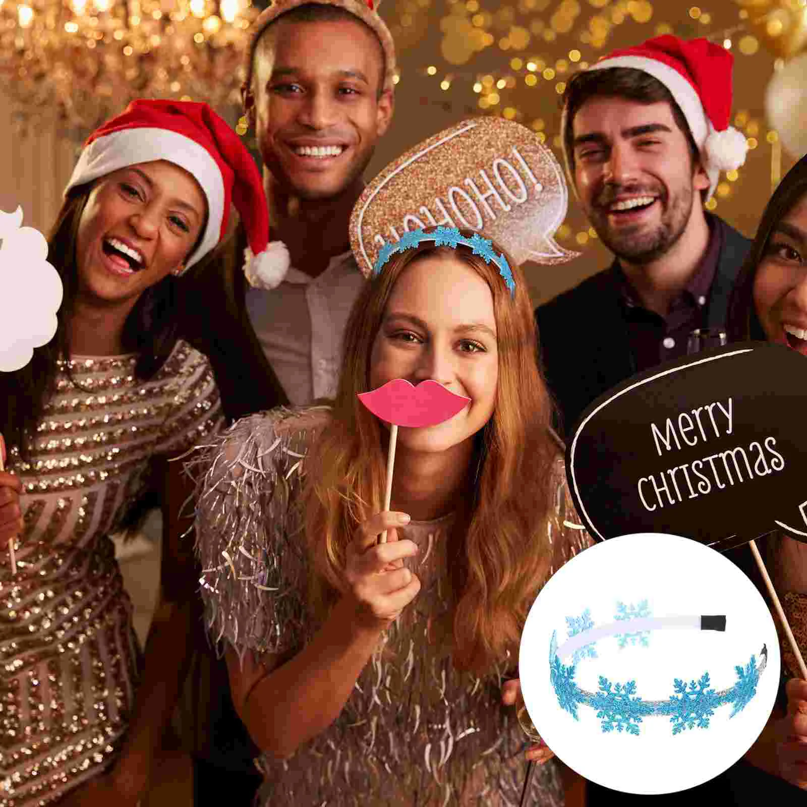 3PCS Exquisite Xmas Snowflake Hairband Ornaments Snowflake Christmas Head Hoops
3PCS Exquisite Xmas Snowflake Hairband Ornaments Snowflake Christmas Head Hoops