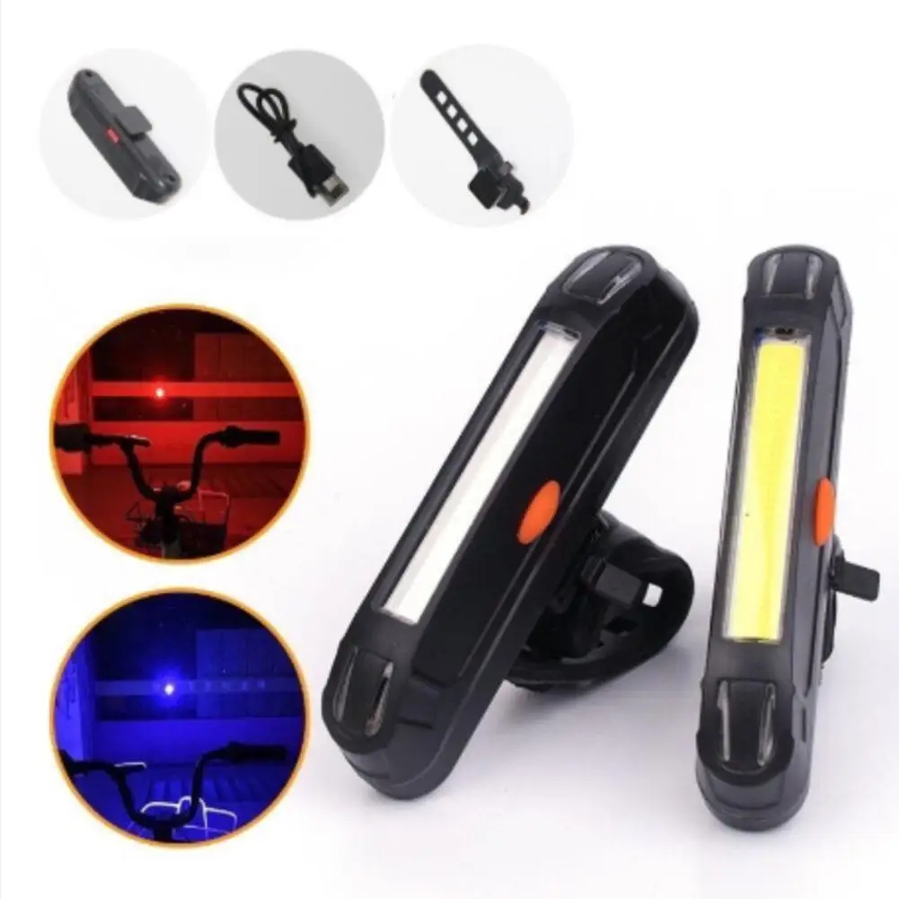 Bicycle Front Rear Rechargeable Light Waterproof LED Flashlight Tail Lamp Cycling USB Charging Safety Warning Light Bike Accesso
Bicycle Front Rear Rechargeable Light Waterproof LED Flashlight Tail Lamp Cycling USB Charging Safety Warning Light Bike Accesso