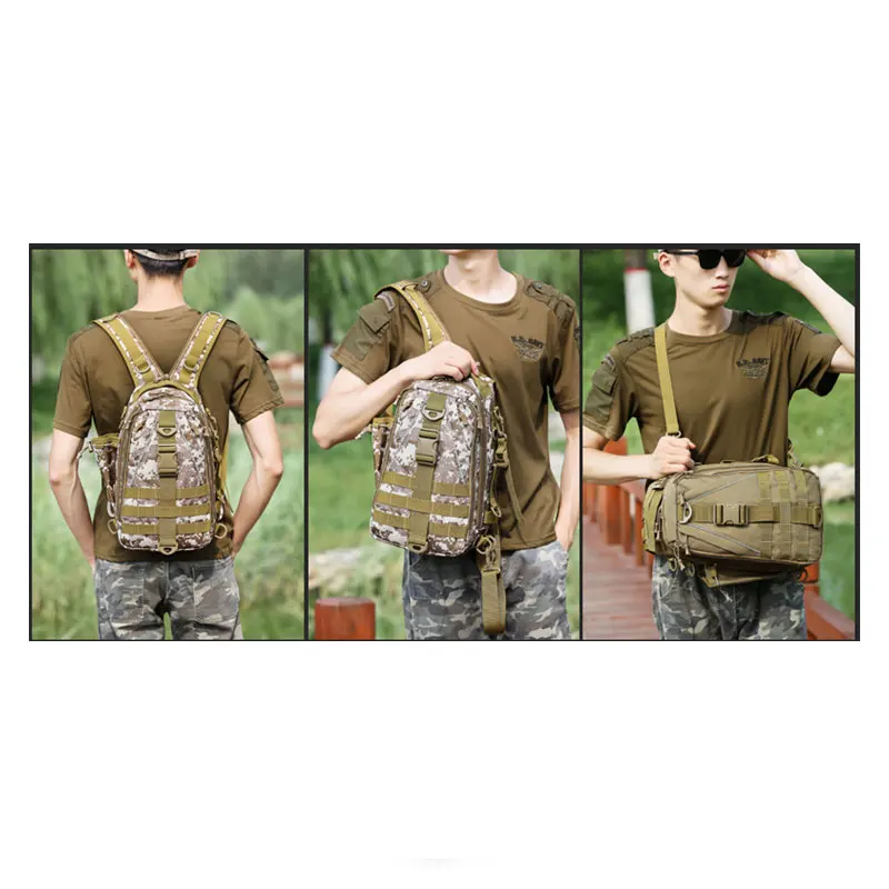 Military Tactical Backpack Waterproof Shoulder Sports Bag Camouflage Molle Bag Outdoor Riding Hiking Camping Hunting Daypack
Military Tactical Backpack Waterproof Shoulder Sports Bag Camouflage Molle Bag Outdoor Riding Hiking Camping Hunting Daypack