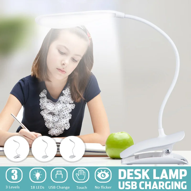 Led Desk Lamp Touch Clip Study Lamps 3 Mode Dimmable Gooseneck Desktop USB Rechargeable Table Light
Led Desk Lamp Touch Clip Study Lamps 3 Mode Dimmable Gooseneck Desktop USB Rechargeable Table Light
