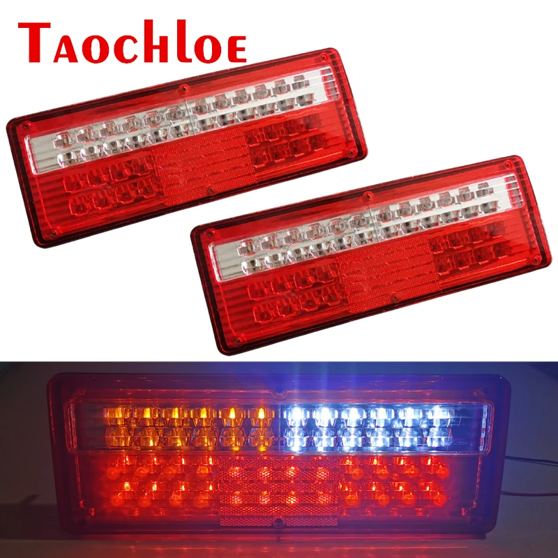 1 Pair Trailer Tail Light 24V LED Brake Lights For Truck Reverse Stop Turn Signal Lamp Lorry Tractor Rear Light Right Left
1 Pair Trailer Tail Light 24V LED Brake Lights For Truck Reverse Stop Turn Signal Lamp Lorry Tractor Rear Light Right Left