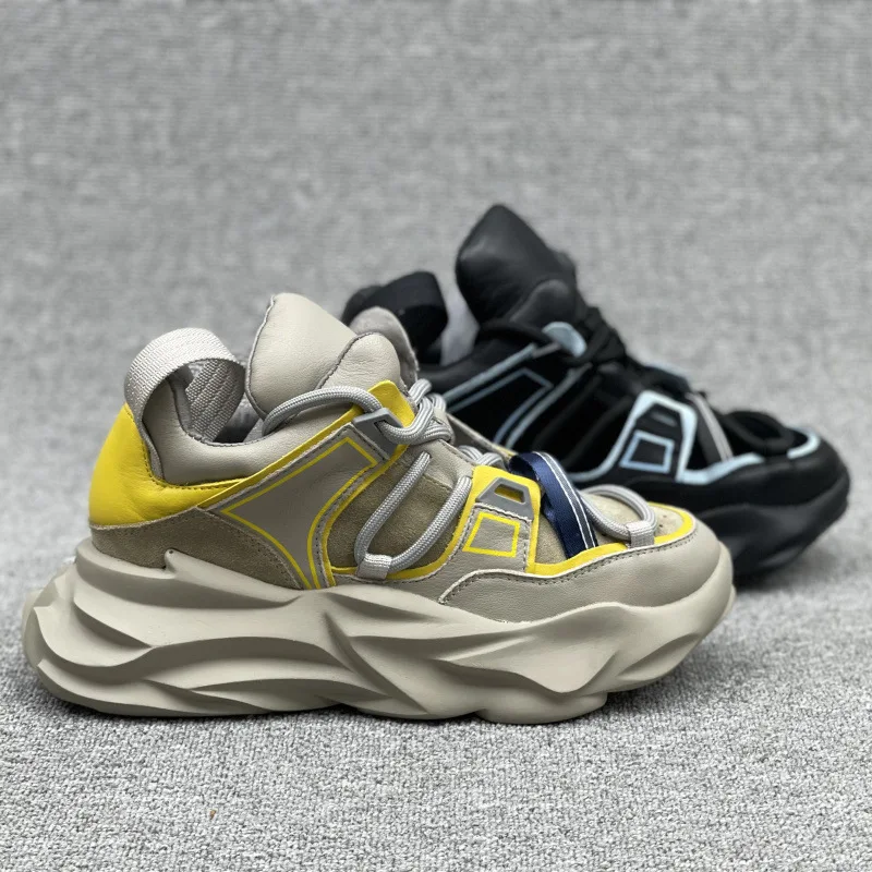 Leather Old Shoes Red Fried Street Thick-soled Casual Sports Shoes 2021 New Women's Autumn Ins Tide Net Shoes Type Heel Height
Leather Old Shoes Red Fried Street Thick-soled Casual Sports Shoes 2021 New Women's Autumn Ins Tide Net Shoes Type Heel Height