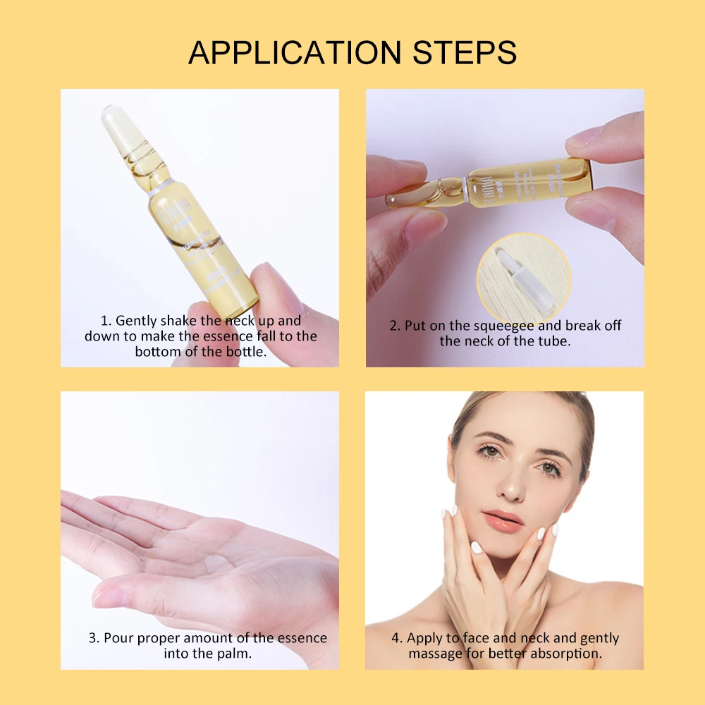 7pcs/Set Ampoule Nicotinamide Serum Moisturizing Smooth Fine Lines Remove Freckles Wrinkles Anti-aging Facial Essence Skin Care
7pcs/Set Ampoule Nicotinamide Serum Moisturizing Smooth Fine Lines Remove Freckles Wrinkles Anti-aging Facial Essence Skin Care