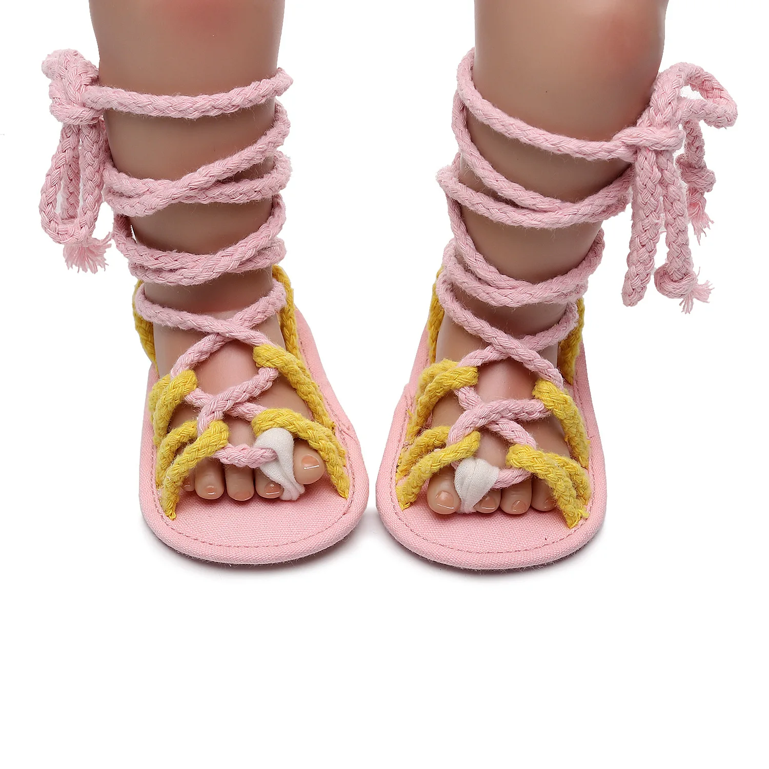New Fashion Colorful Roman Sandals Baby First Walkers Cross-tied Gladiator Shoes Infant Crib Shoes Indoor Style
New Fashion Colorful Roman Sandals Baby First Walkers Cross-tied Gladiator Shoes Infant Crib Shoes Indoor Style