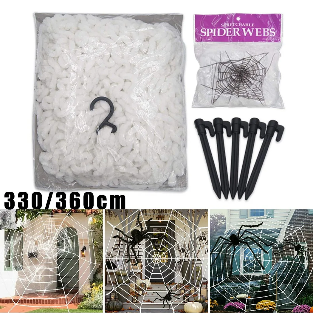 Horrible Big Stretchy Spider Web Halloween Cobweb Party Home Decoration Haunted House Halloween Scary Party Scene Props
Horrible Big Stretchy Spider Web Halloween Cobweb Party Home Decoration Haunted House Halloween Scary Party Scene Props