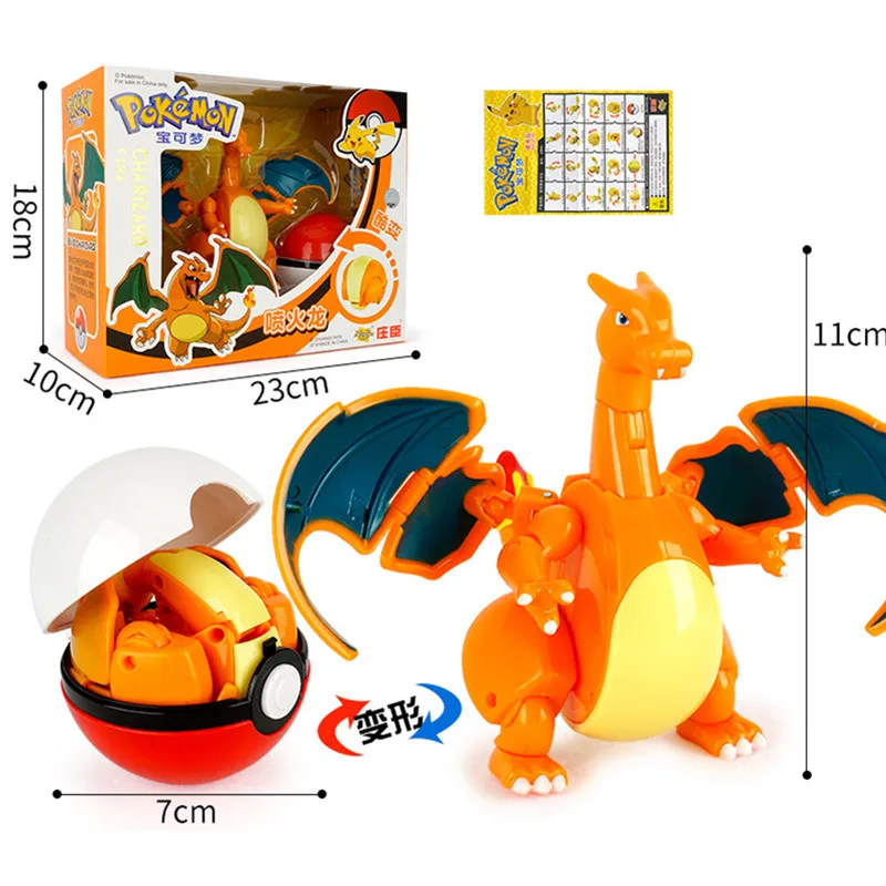 Pokemon Toys Pikachu Charizard Venusaur Pocket Monster PokeBall Action Anime Figure Pokemon Model Toys For Kids Halloween Gift
Pokemon Toys Pikachu Charizard Venusaur Pocket Monster PokeBall Action Anime Figure Pokemon Model Toys For Kids Halloween Gift