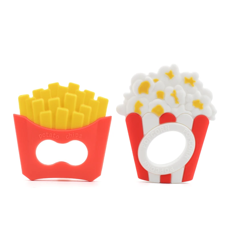 LOFCA 1PC Baby Teether French Fries Accessories Nursing Teething Toys BPA Free Food Grade Silicone Teether Necklace Shower Gift
LOFCA 1PC Baby Teether French Fries Accessories Nursing Teething Toys BPA Free Food Grade Silicone Teether Necklace Shower Gift