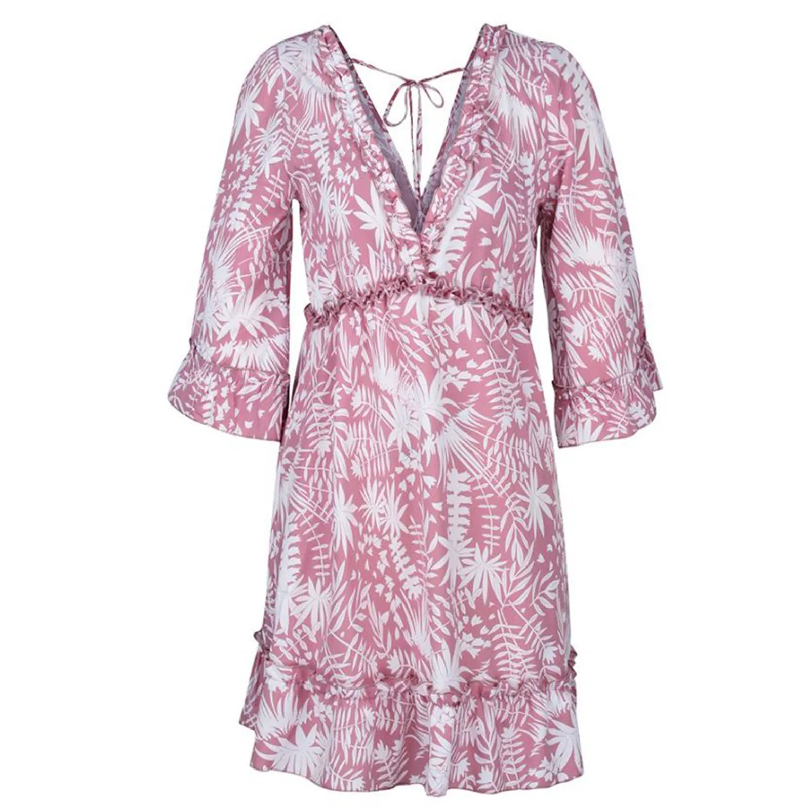 Chiffon Dress Summer Mini Women Clothing Half-sleeved Dresses For Women Mini Dress Casual V-collar Printed Casual Women Dresses
Chiffon Dress Summer Mini Women Clothing Half-sleeved Dresses For Women Mini Dress Casual V-collar Printed Casual Women Dresses