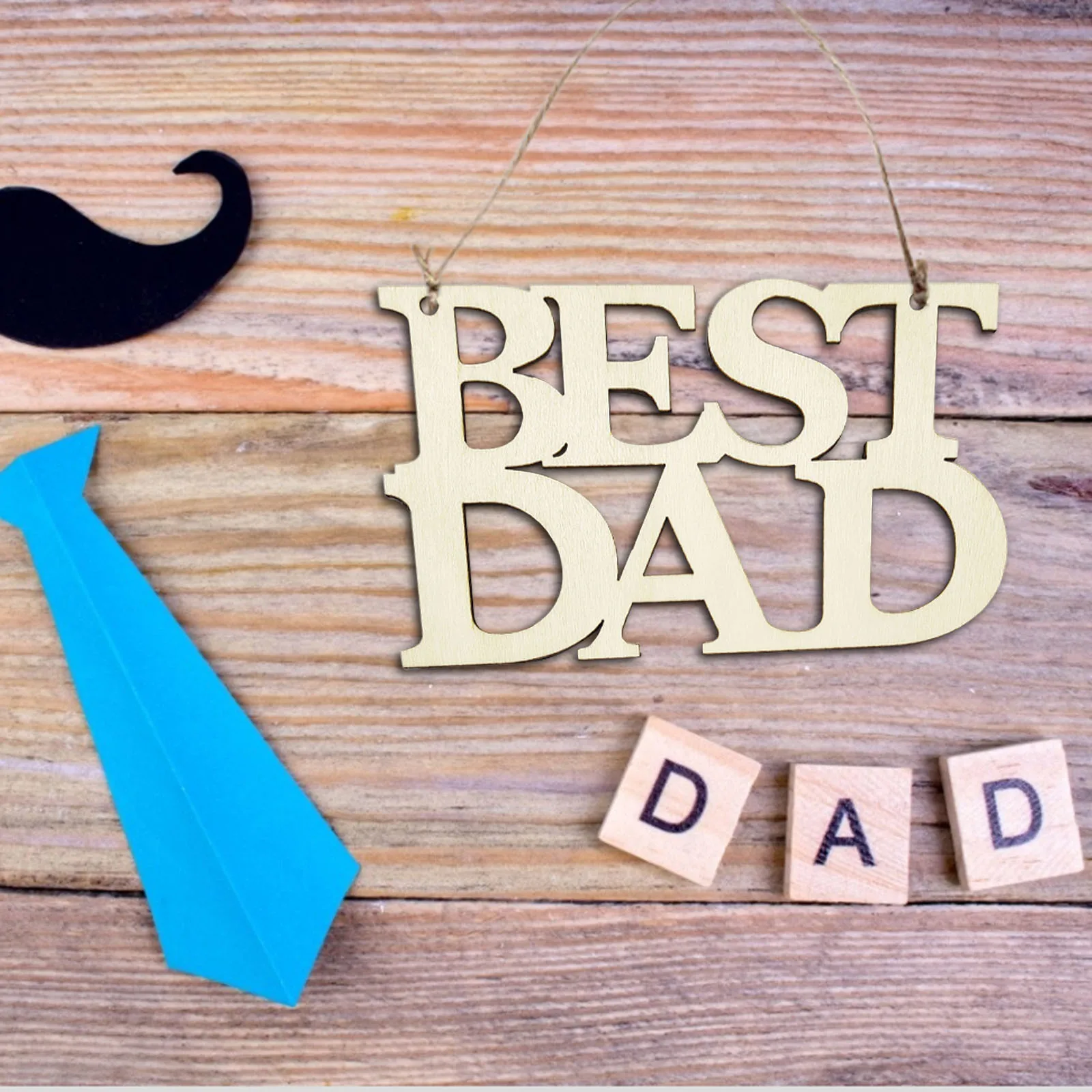 10pcs Father's Day Wooden Crafts Home Gift Pendant Wooden Decoration Hanging Pendant Hollow Wood Decoration 
10pcs Father's Day Wooden Crafts Home Gift Pendant Wooden Decoration Hanging Pendant Hollow Wood Decoration