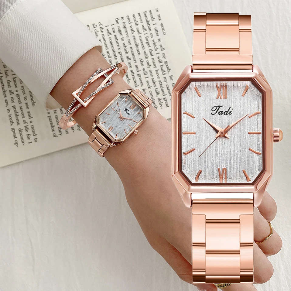 Luxury Watches Women Rose Gold Wristwatch Stainless Steel Strap Fashion Brand Watch Female Ladies Quartz Clock Reloj Mujer 2021
Luxury Watches Women Rose Gold Wristwatch Stainless Steel Strap Fashion Brand Watch Female Ladies Quartz Clock Reloj Mujer 2021