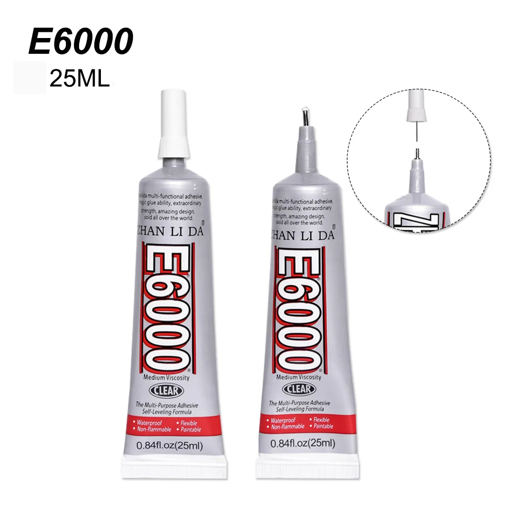 3Pcs 25ML E6000 Liquid Super Glue Cyanoacrylate Rubber Metal Textile Adhesive Craft Epoxy Resin Transparent Clear Jewelry Bead
3Pcs 25ML E6000 Liquid Super Glue Cyanoacrylate Rubber Metal Textile Adhesive Craft Epoxy Resin Transparent Clear Jewelry Bead