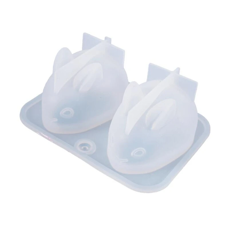 

Милый 3D кролик кулон литье силиконовая форма «сделай сам» ремесло кристалл эпоксидная смола, форма