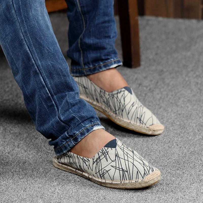 Linen Male Casual Shoes Loafers Mens Flats Weaving Fisherman Shoes Girls Handmade Flat Espadrilles Elegant Lovers Shoes 36-45
Linen Male Casual Shoes Loafers Mens Flats Weaving Fisherman Shoes Girls Handmade Flat Espadrilles Elegant Lovers Shoes 36-45