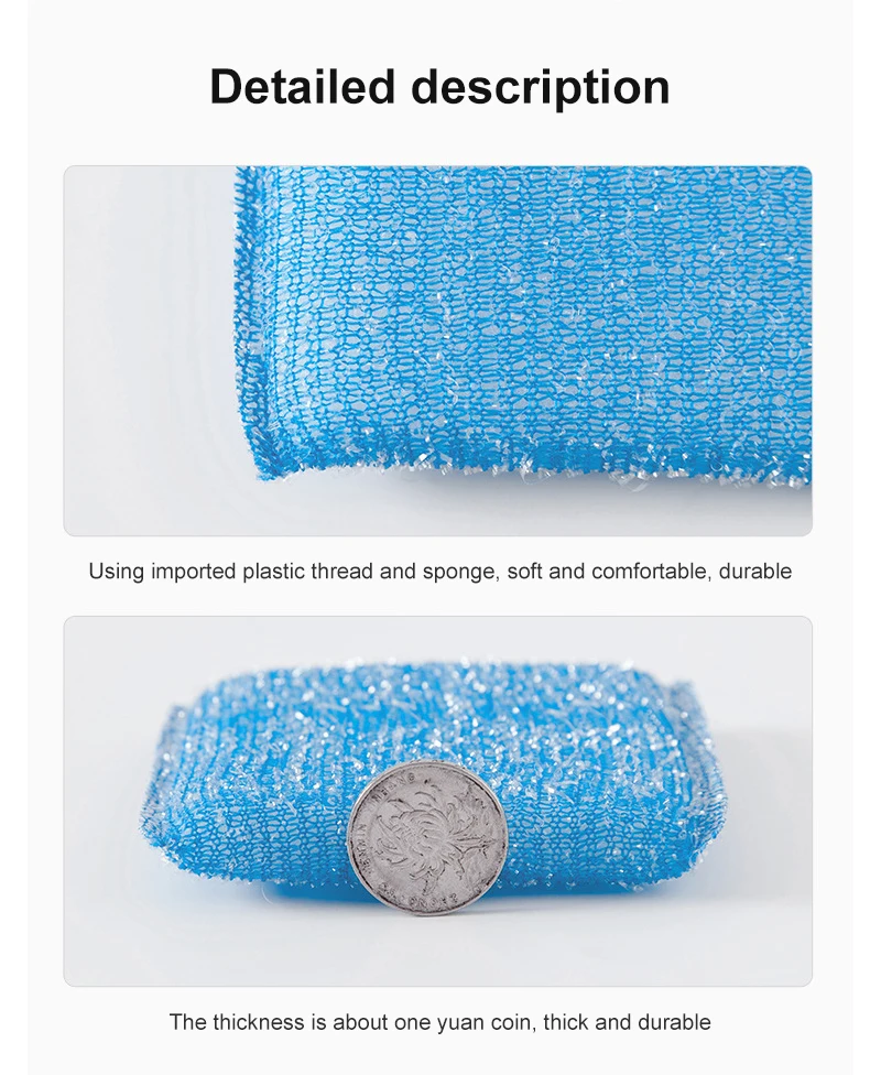 4pcs Multifunctional Sponge Brush Kitchen Dishwashing Sourcing Cloth Decontamination Pot And Bowl Cleaning Brush For Kitchen 
4pcs Multifunctional Sponge Brush Kitchen Dishwashing Sourcing Cloth Decontamination Pot And Bowl Cleaning Brush For Kitchen