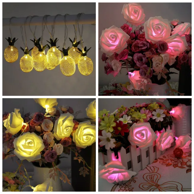 Newly LED String Light Lamp Pineapple Shape Room Garden Yard Festival Christmas Decoration MK
Newly LED String Light Lamp Pineapple Shape Room Garden Yard Festival Christmas Decoration MK