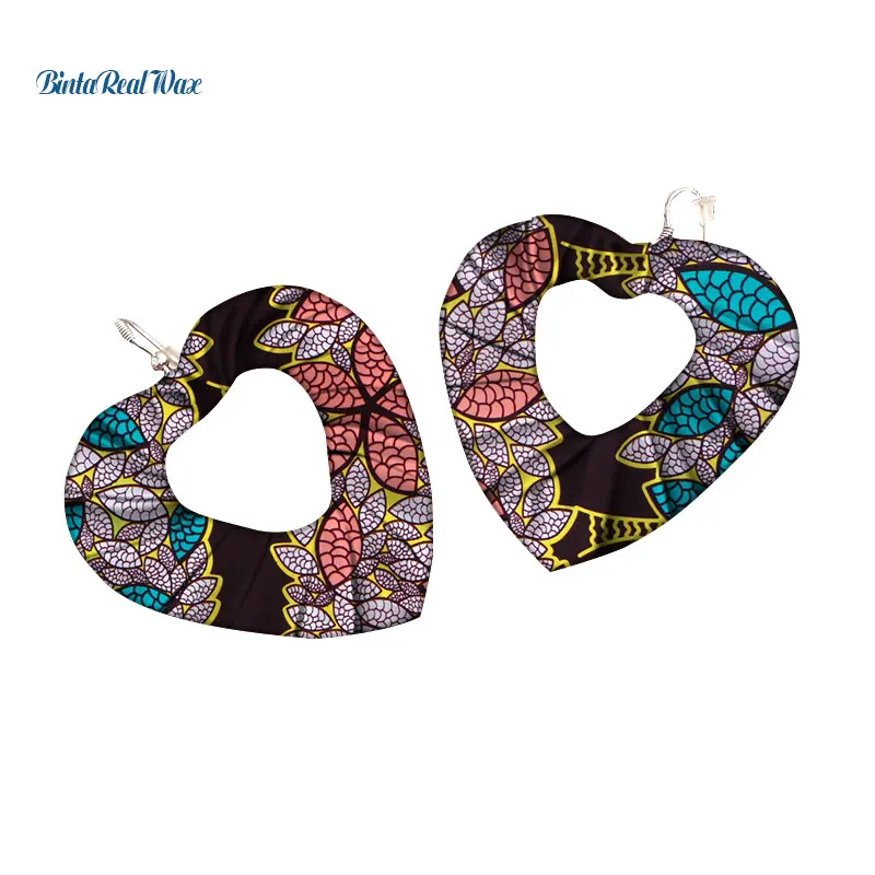 Fashion African Print Ankara Drop Earrings for Women African Style Heart Pattern Ankara Fabric Drop Earrings WYB344
Fashion African Print Ankara Drop Earrings for Women African Style Heart Pattern Ankara Fabric Drop Earrings WYB344