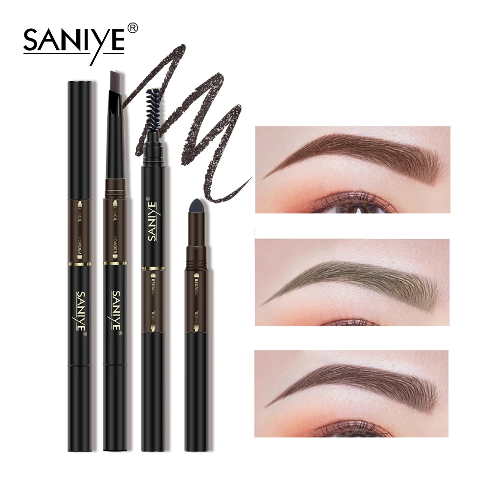 SANIYE Eyebrow Pencil & Eyebrow Gel & Brush Natural Makeup Double Head Pencil Waterproof Lasting Easy Ware Eye Brow Make Up Pen
SANIYE Eyebrow Pencil & Eyebrow Gel & Brush Natural Makeup Double Head Pencil Waterproof Lasting Easy Ware Eye Brow Make Up Pen