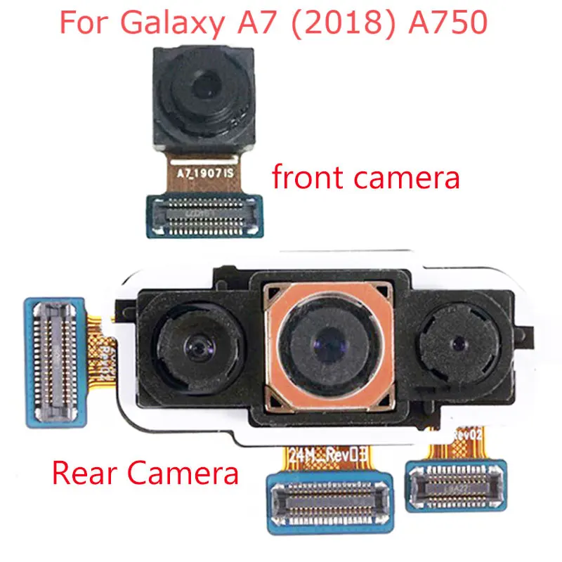 

Front Facing Camera For Samsung Galaxy A7 2018 A750 A750F Big Small Camera Module Flex Cable Front Facing
