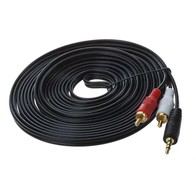 Фото 5m jack тюльпан AUX вывода кабель 3 5 мм Джек на 2 * RCA штекер RCA|Кабели HDMI| |