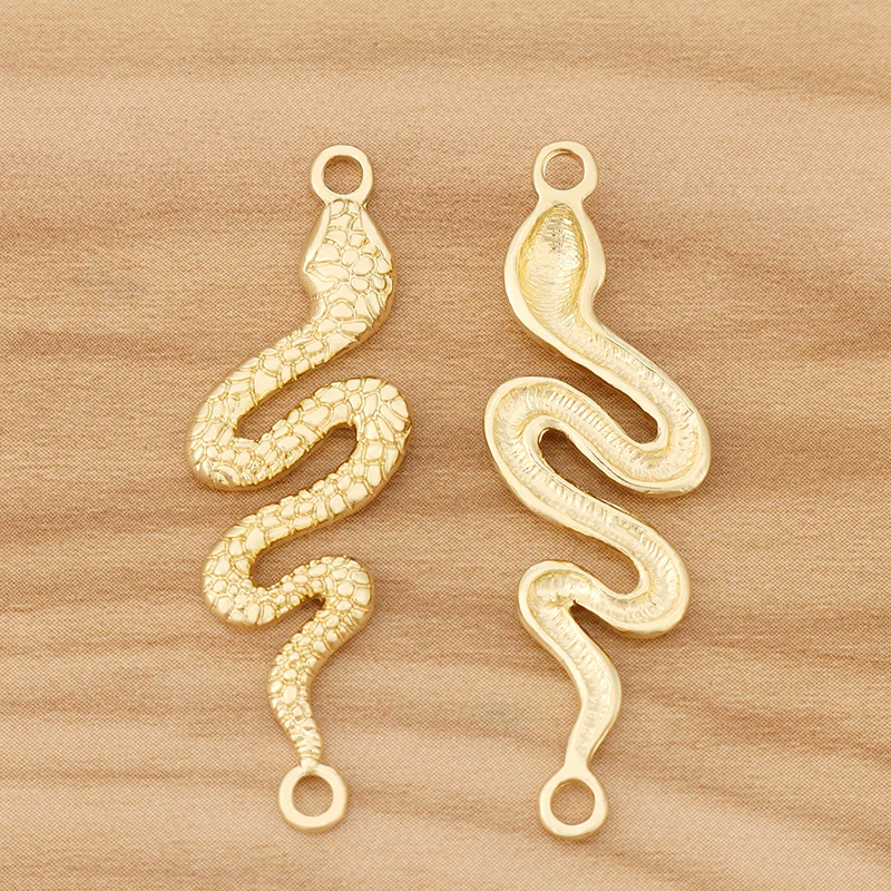 10 шт. Золото Тон змея кобра шармы-соединители Кулоны из нержавеющей стали для рукоделие Создание ювелирных изделий Аксессуары 43x13mm
10 шт. Золото Тон змея кобра шармы-соединители Кулоны из нержавеющей стали для рукоделие Создание ювелирных изделий Аксессуары 43x13mm