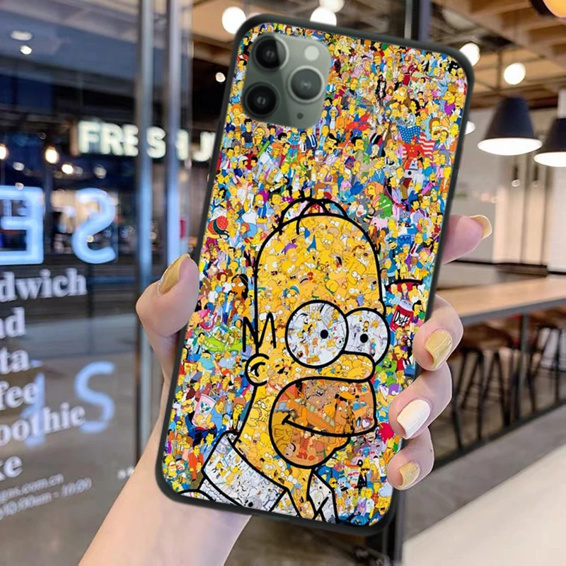 Cartoon Character Homer J.Simpson Soft Silicone TPU Phone Cover Case For iPhone XR XS Max 6 6s 7 8 Plus 11 12Pro MAX SE2020 Capa 
Cartoon Character Homer J.Simpson Soft Silicone TPU Phone Cover Case For iPhone XR XS Max 6 6s 7 8 Plus 11 12Pro MAX SE2020 Capa
