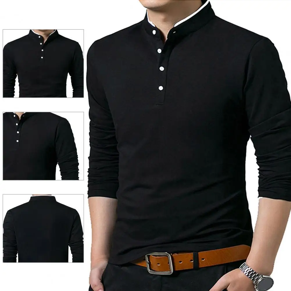 Рубашка мужская с воротником-стойкой, приталенная дышащая блузка, топ с длинными рукавами, винтажная блуза оверсайз, весна-осень-зима
Рубашка мужская с воротником-стойкой, приталенная дышащая блузка, топ с длинными рукавами, винтажная блуза оверсайз, весна-осень-зима