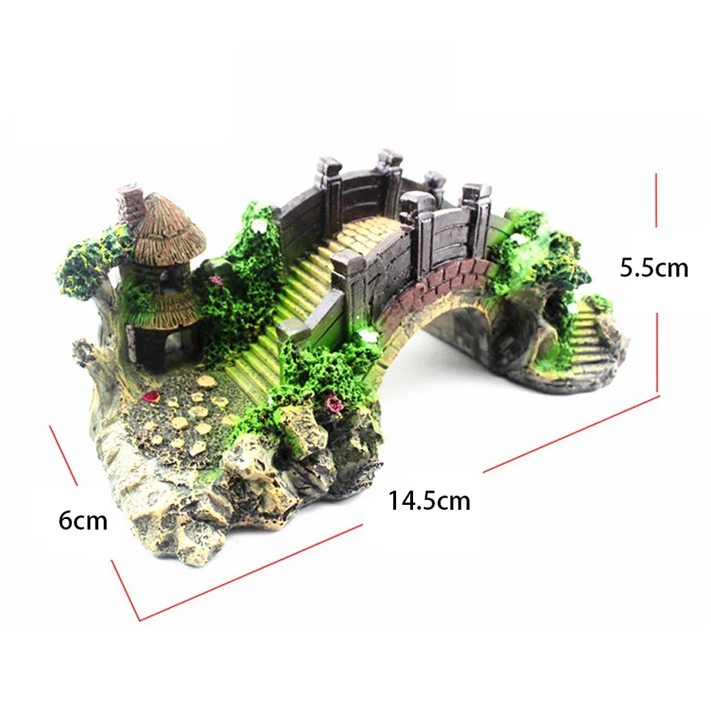 Aquarium Fish Tank Vintage Decorative Bridge Landscape Ornaments Pavilion Tree Plants Resin Design Pet Supplies Aquarium Acces
Aquarium Fish Tank Vintage Decorative Bridge Landscape Ornaments Pavilion Tree Plants Resin Design Pet Supplies Aquarium Acces