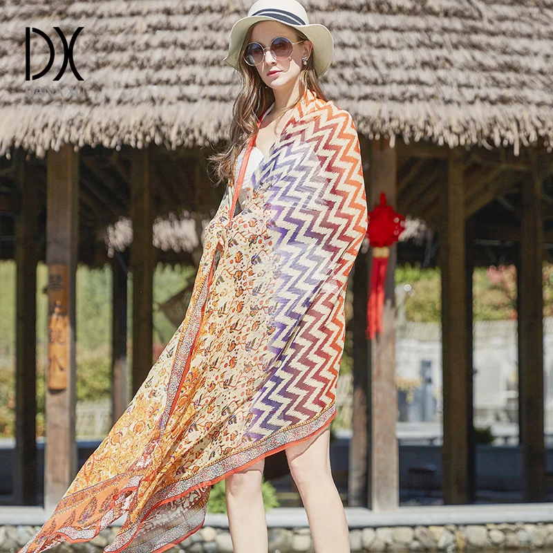 2021 Silk Long Scarf Luxury Brand Women New Design Beach Blanket Shawl Wear Swimwear Bandana Hijab Face Shield Foulard 245*110CM
2021 Silk Long Scarf Luxury Brand Women New Design Beach Blanket Shawl Wear Swimwear Bandana Hijab Face Shield Foulard 245*110CM