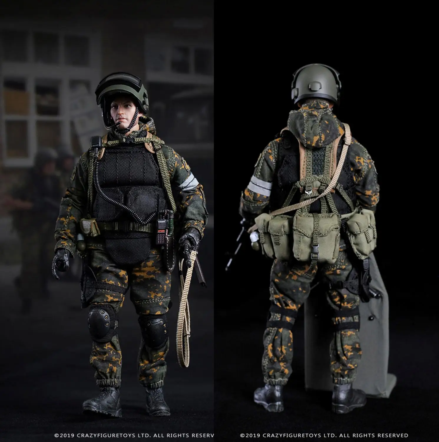 CFTOYS сумасшедшая фигурка LW007 масштаб 1/12 русский Альфа спецназ тяжелый щит руки