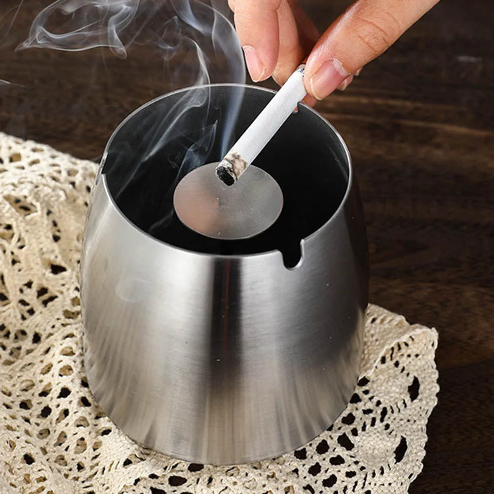 Stainless Steel Ashtra Y With Lid Windproof Round Ashtra Y For Indoor & Outdoor Home Furnishing Ornaments New Arrival
Stainless Steel Ashtra Y With Lid Windproof Round Ashtra Y For Indoor & Outdoor Home Furnishing Ornaments New Arrival