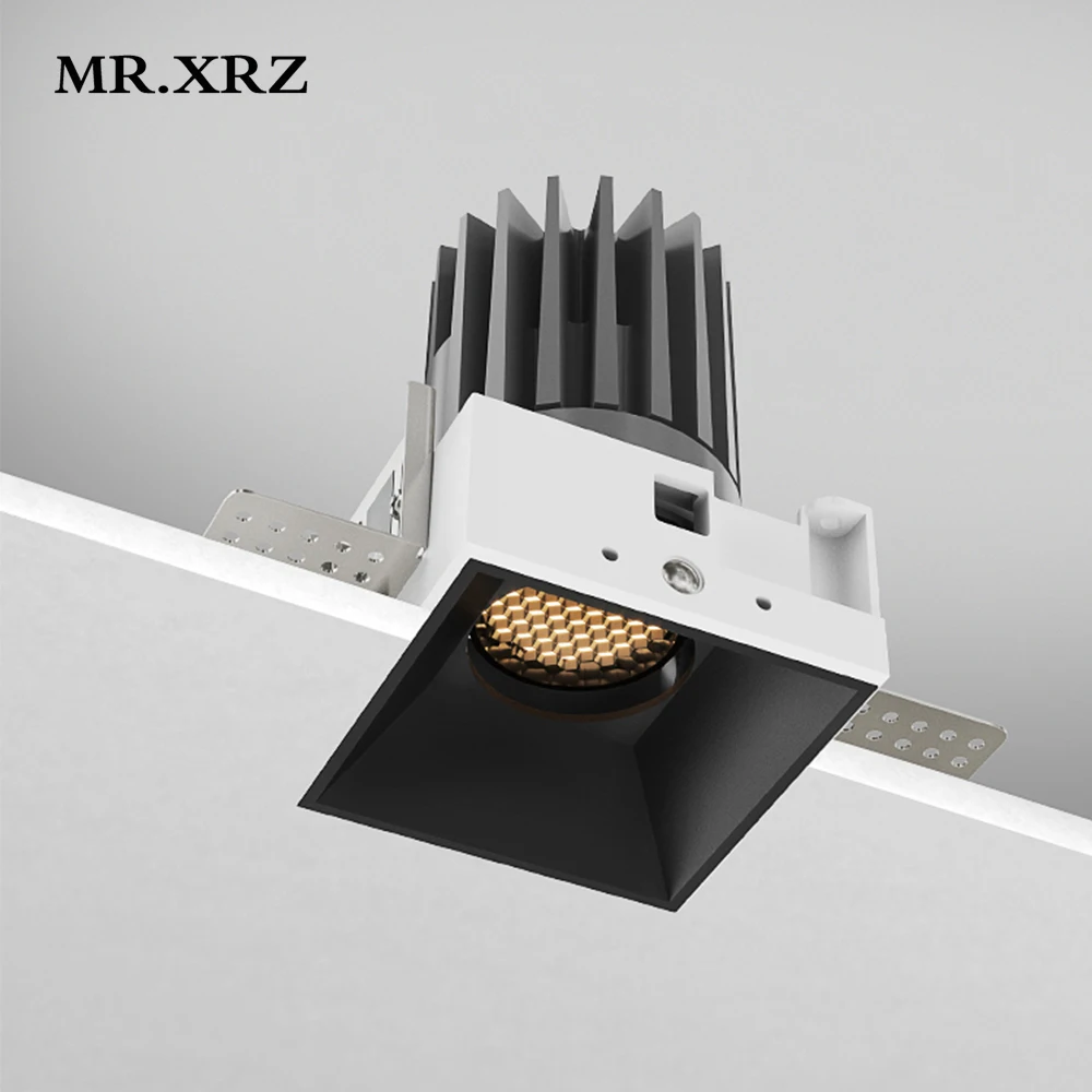 MR.XRZ красочные квадратных утопленные Trimless светодиодные светильники COB потолочные
