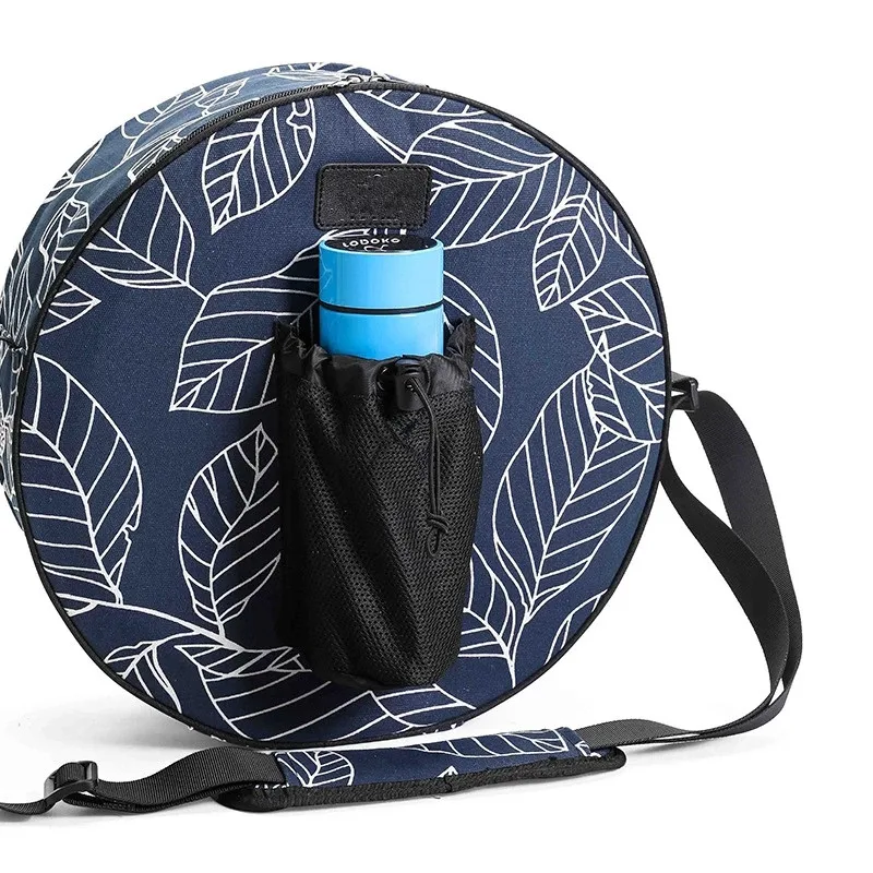 

33*14 см Холщовая Сумка для йоги колесо дхармы специальная вместительная сумка на одно плечо одежда для йоги полотенце рюкзак