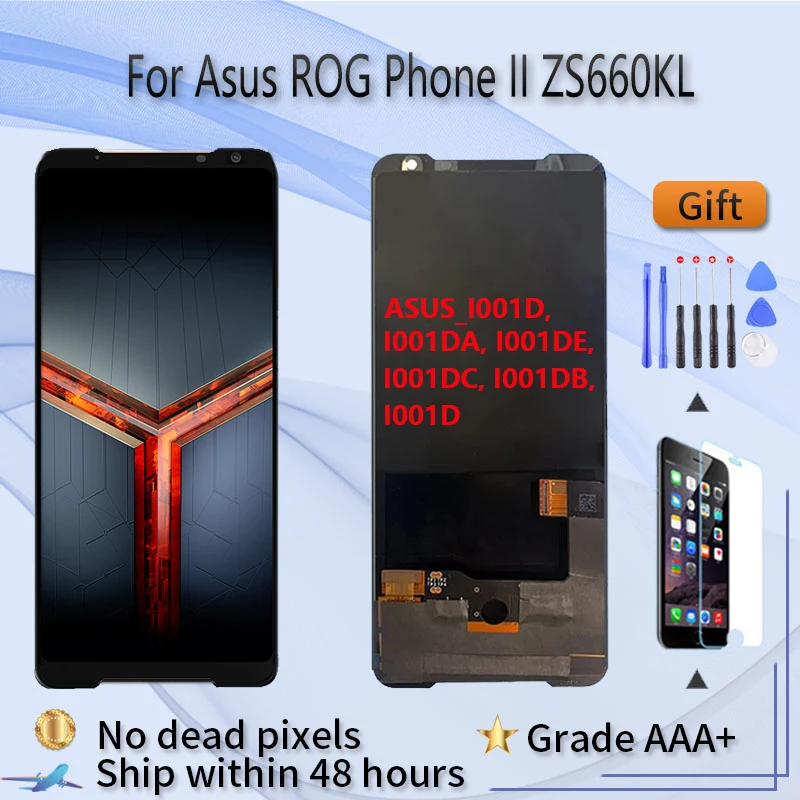 OEM ЖК-дисплей для Asus ROG Phone II ZS660KL Phone2 ZS660KL ЖК-экран в сборе Сенсорное Стекло Замена I001D оригинальный черный
OEM ЖК-дисплей для Asus ROG Phone II ZS660KL Phone2 ZS660KL ЖК-экран в сборе Сенсорное Стекло Замена I001D оригинальный черный