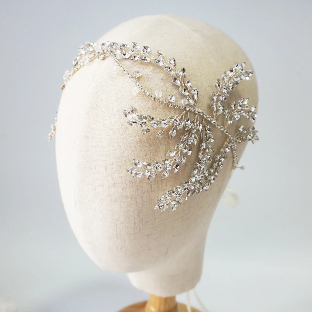 Vintage Crystal Bridal Hair Vine Headband Antique Silver Luxury Wedding Headpiece Crown Fashion Women Hair Accessories
Vintage Crystal Bridal Hair Vine Headband Antique Silver Luxury Wedding Headpiece Crown Fashion Women Hair Accessories