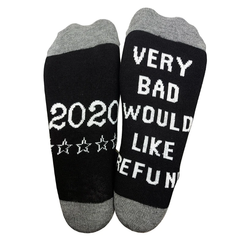 Unisex Cotton Crew Socks Funny Saying 2020 Very Bad Would Like Refund Hosiery X5XD 
Unisex Cotton Crew Socks Funny Saying 2020 Very Bad Would Like Refund Hosiery X5XD
