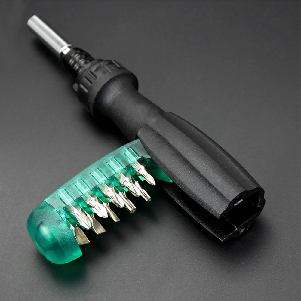 11 in 1 Ratchet Screwdriver Combo Set Magnetic Telescopic Labor-Saving Screwdriver with 10 Bits Household Appliance Repair Tool
11 in 1 Ratchet Screwdriver Combo Set Magnetic Telescopic Labor-Saving Screwdriver with 10 Bits Household Appliance Repair Tool