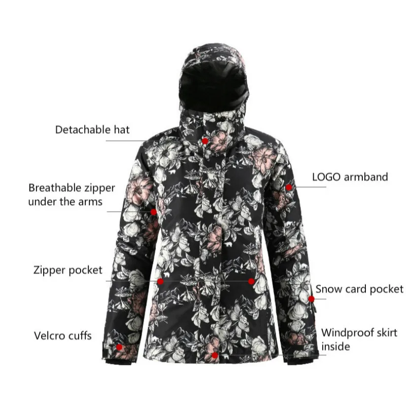 Winter Outdoor New Ski Suit Women's Waterproof Windproof Thick Warm Snow Coat+Trousers 914
Winter Outdoor New Ski Suit Women's Waterproof Windproof Thick Warm Snow Coat+Trousers 914