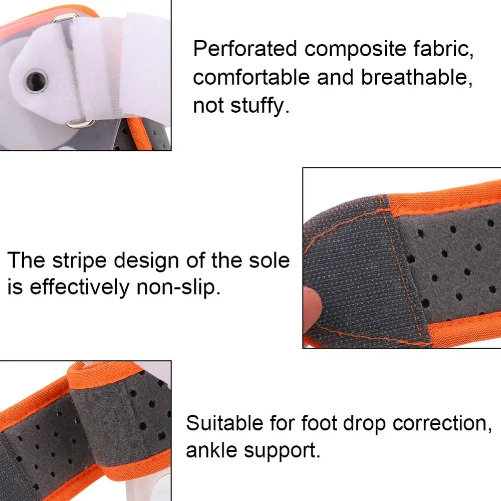Medical Ankle Foot Drop Orthosis Corrector Support Foot Posture Corrector Brace Foot Stabilizer Splint Hemiplegia Rehabilitation
Medical Ankle Foot Drop Orthosis Corrector Support Foot Posture Corrector Brace Foot Stabilizer Splint Hemiplegia Rehabilitation