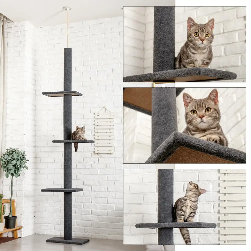Cat'S Tree Scratcher Tower Condo Furniture Scratch Post Cat Jumping Toy Kitten Pet House Hammock With Ball
Cat'S Tree Scratcher Tower Condo Furniture Scratch Post Cat Jumping Toy Kitten Pet House Hammock With Ball