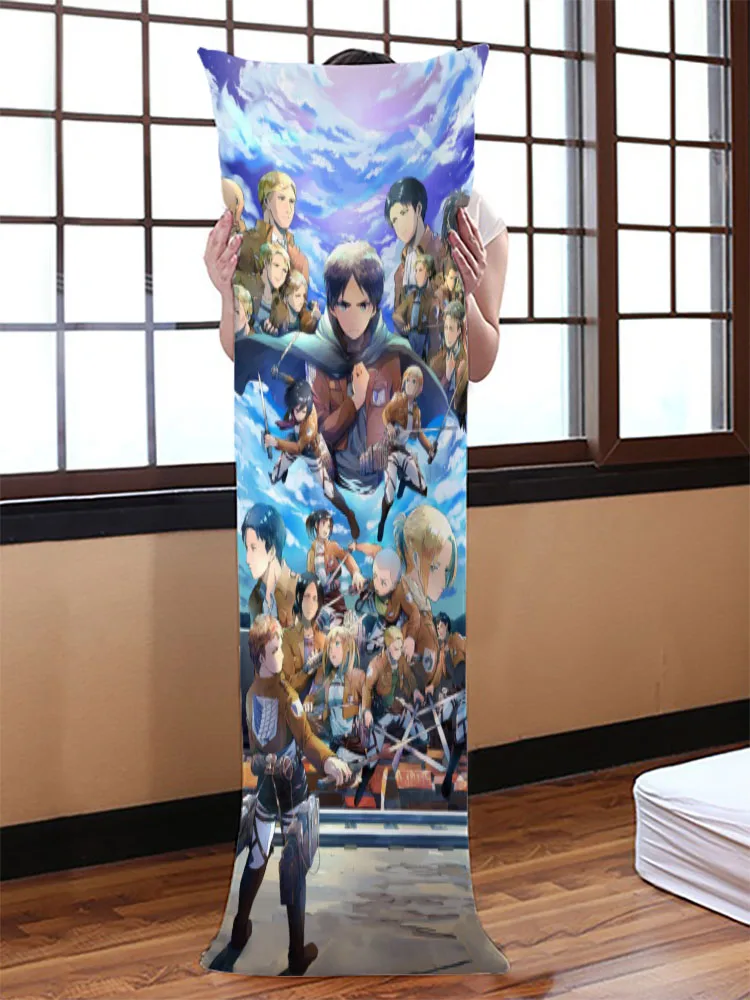 Наволочка для обнимания дакимакура из «атаки на Титанов», Подушка «сделай сам» на заказ, костюм для косплея отаку 
Наволочка для обнимания дакимакура из «атаки на Титанов», Подушка «сделай сам» на заказ, костюм для косплея отаку