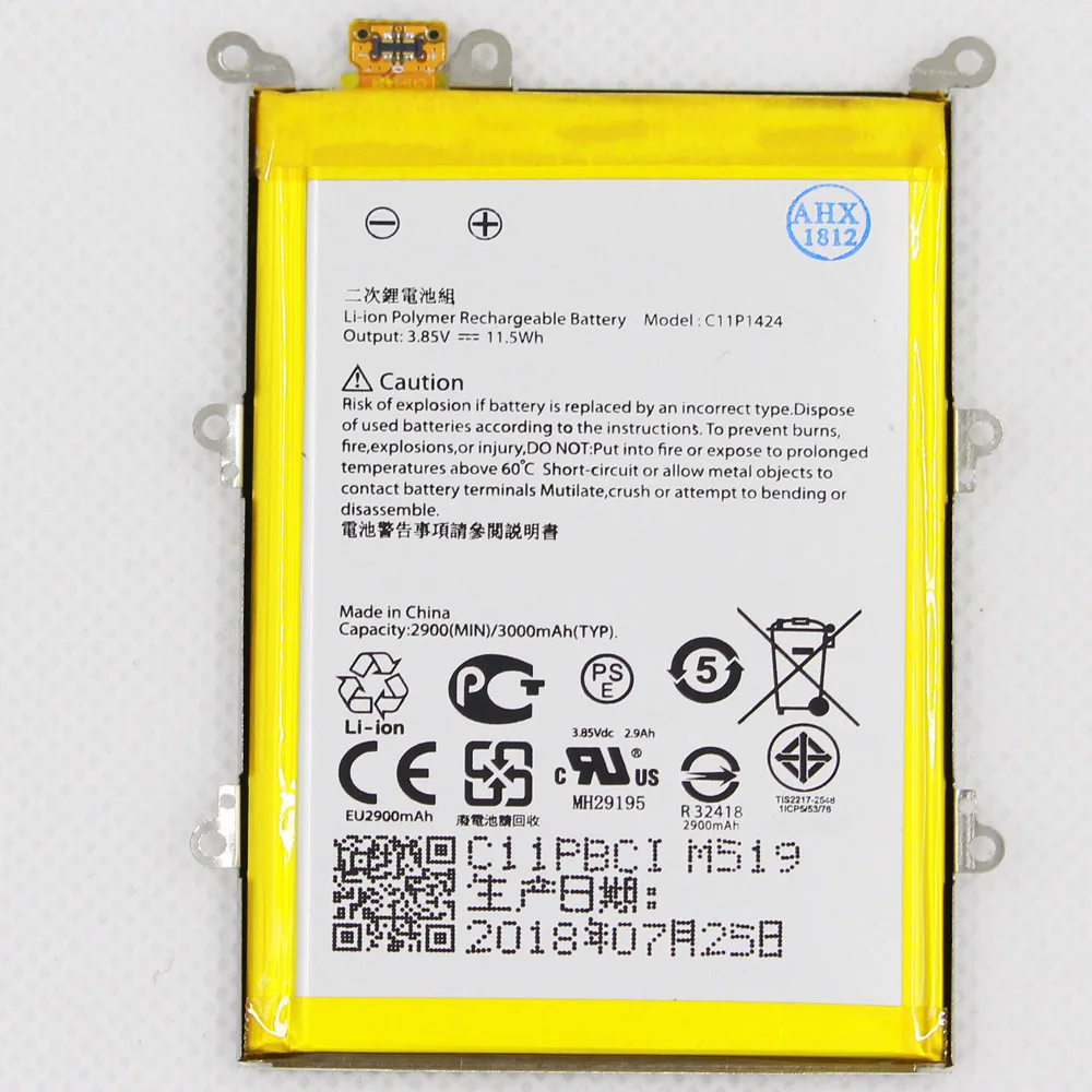 ISUNOO C11P1424 2900/3000mAh Battery For ASUS ZenFone 2 ZE551ML ZE550ML Z00ADA Z00ADB Z008DB Battery With Repair Tools
ISUNOO C11P1424 2900/3000mAh Battery For ASUS ZenFone 2 ZE551ML ZE550ML Z00ADA Z00ADB Z008DB Battery With Repair Tools
