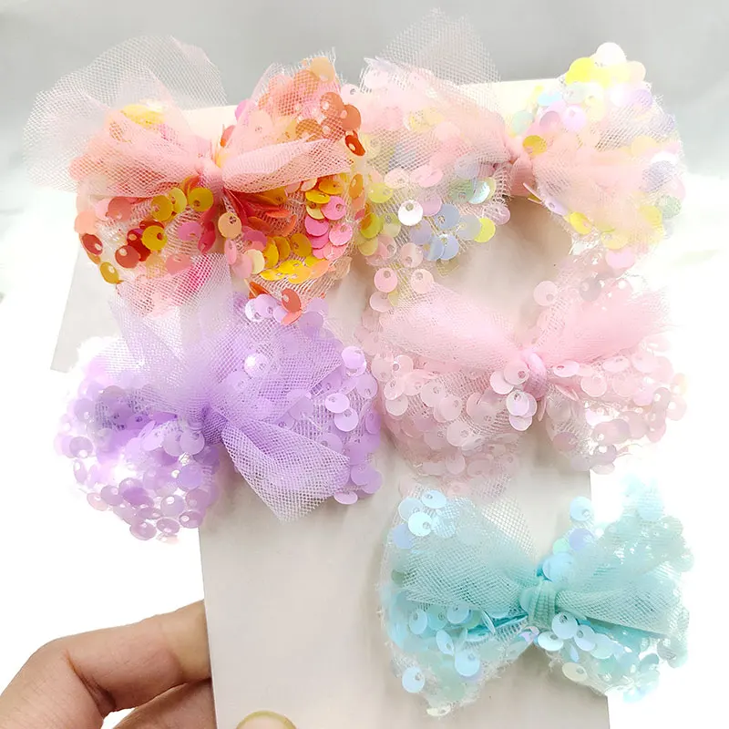 5pcs/lot glitter sequin bowknot Hair Bows With Clip For Girls Colorful Hair Clips Hairpins Barrettes Kids Hair Accessories
5pcs/lot glitter sequin bowknot Hair Bows With Clip For Girls Colorful Hair Clips Hairpins Barrettes Kids Hair Accessories
