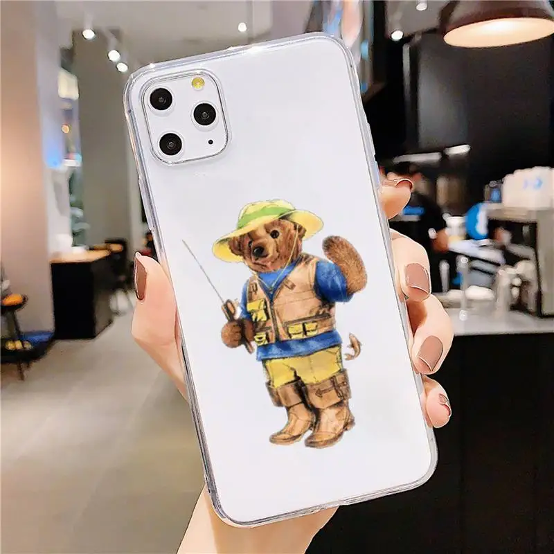 Cute fashion Bear Phone Case Transparent soft For iphone 5 5s 5c se 6 6s 7 8 11 12 plus mini x xs xr pro max
Cute fashion Bear Phone Case Transparent soft For iphone 5 5s 5c se 6 6s 7 8 11 12 plus mini x xs xr pro max