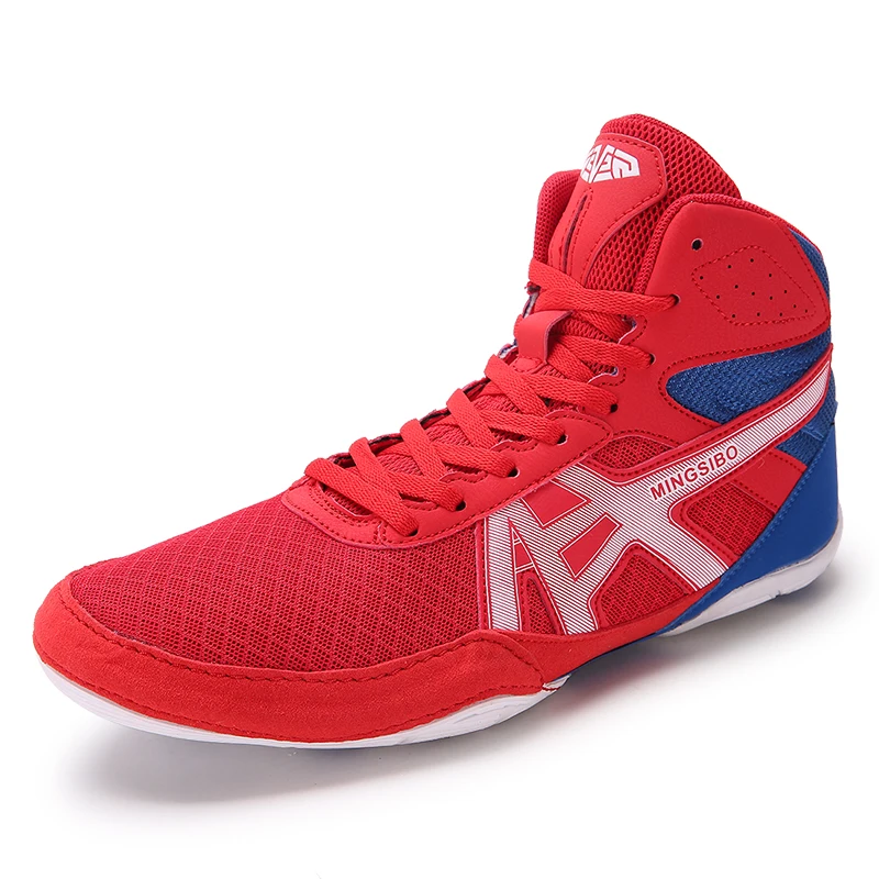 2021 Professional Boxing Wrestling Shoes Rubber Outsole Breathable Combat Sneakers Lace-up Professional Training Fighting Boots
2021 Professional Boxing Wrestling Shoes Rubber Outsole Breathable Combat Sneakers Lace-up Professional Training Fighting Boots