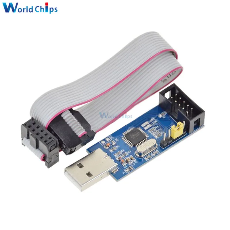 Программатор горелка USBISP USBASP USB ISP 51 MCU для AVR ATTiny 51|Интегральные схемы| |